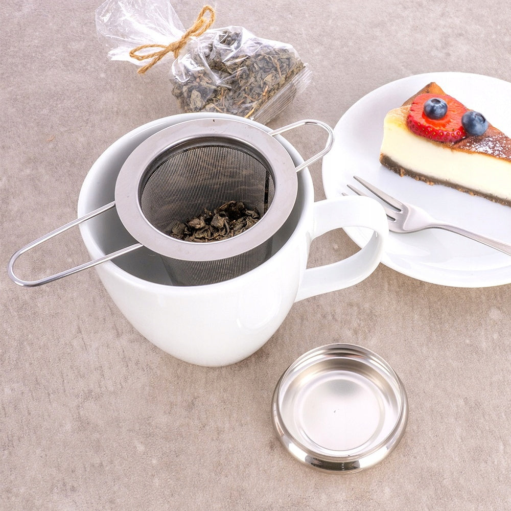 Brewer LARGE Steel STRAINER for brewing tea herbs infusions cup jug Packaging status original