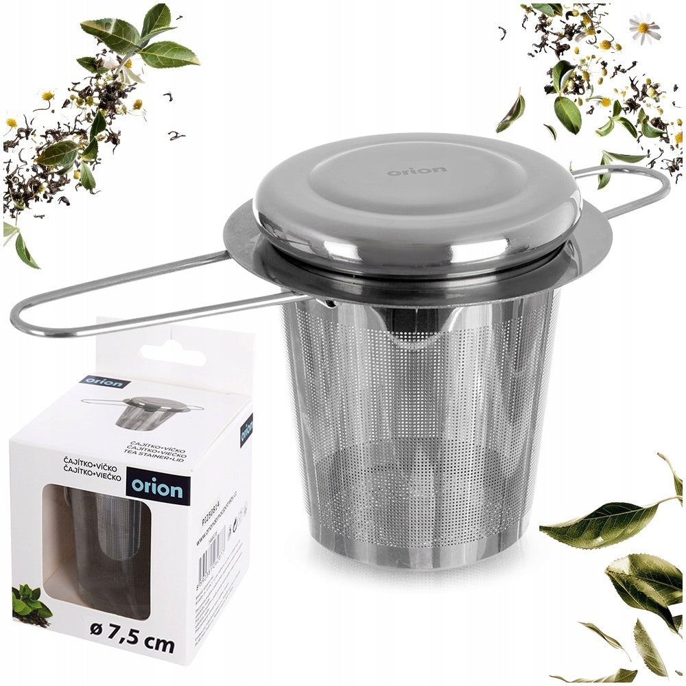 Brewer LARGE Steel STRAINER for brewing tea herbs infusions cup jug