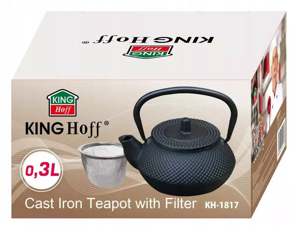 Brewer jug Kinghoff KH-1817 cast iron black 300 ml