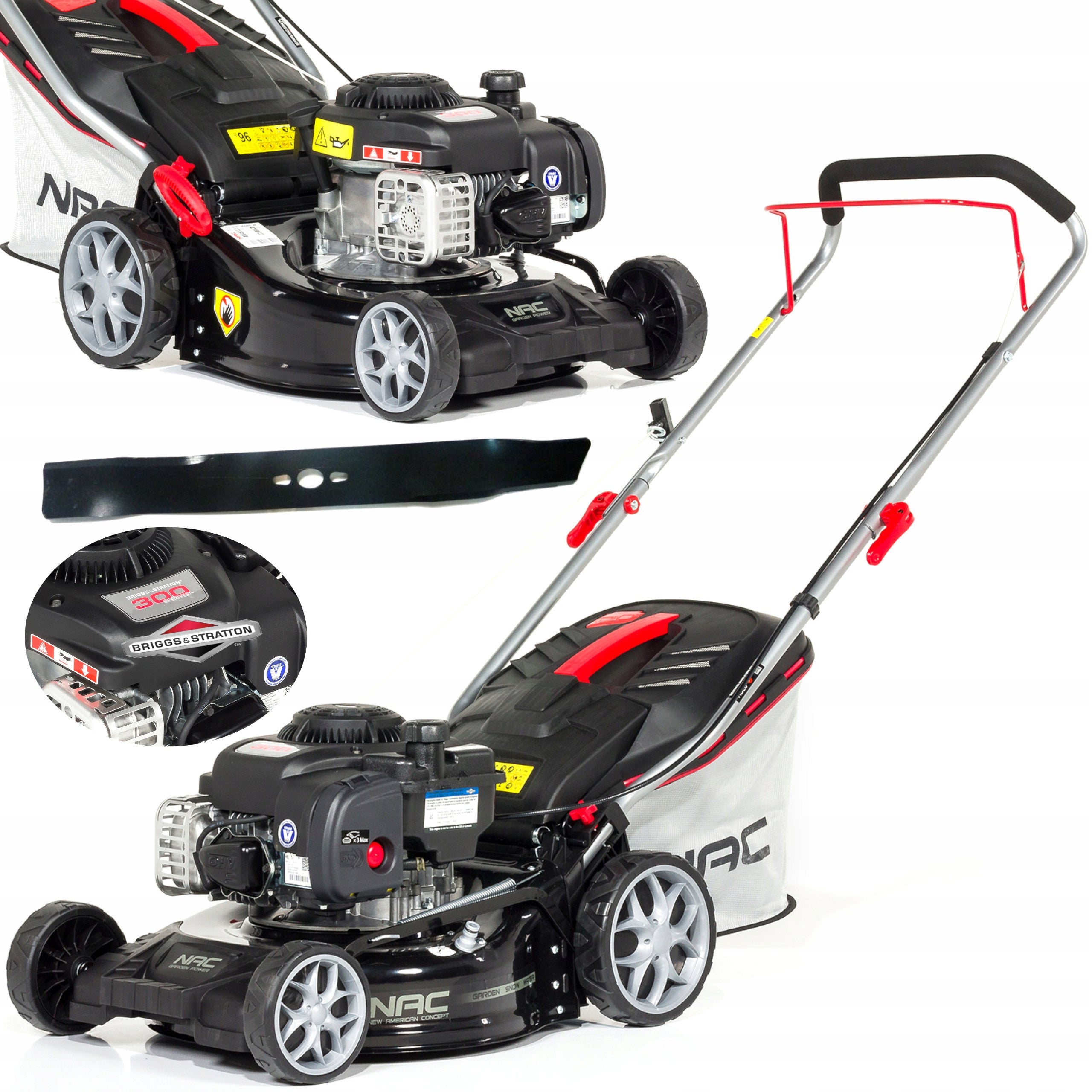 Briggs Stratton 125 cm3 NAC 42 cm Without drive POWERFUL Lightweight
