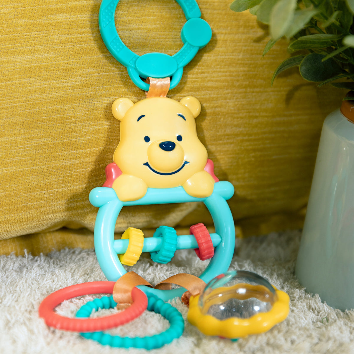 Bright Starts Sensory Pendant for Winnie the Pooh Rattle Stroller Brand Bright Starts