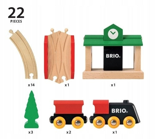 Brio Queue Wooden railway with tracks 33028 Train Tracks Fun EAN (GTIN) 7312350330281