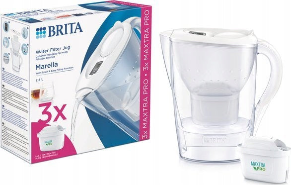 Brita Marella + 3 filters MAXTRA PRO Pure Performance white