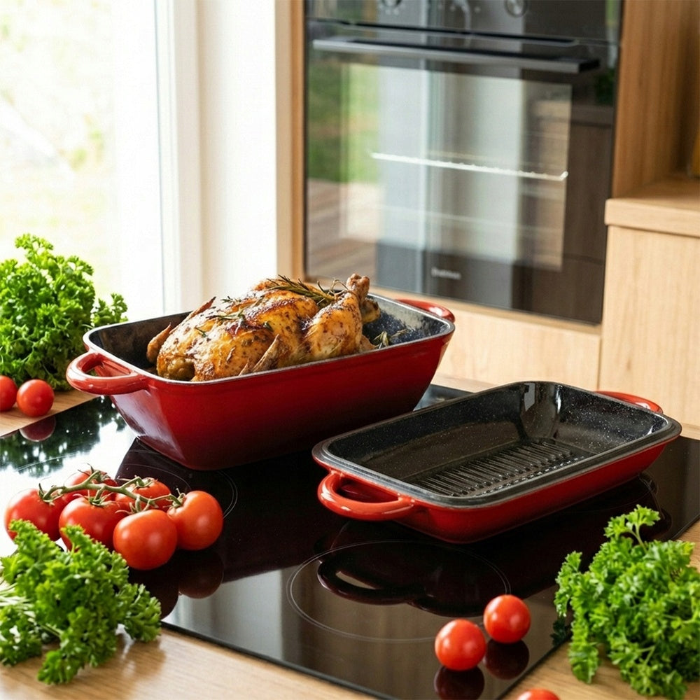 Brittany CAST IRON ENAMEL Geese Pan Pot Pan 2in1 Manufacturer code 5900670112391