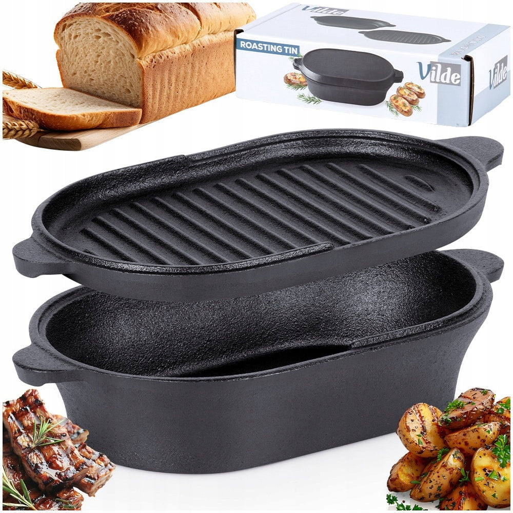 Brittany CAST IRON Pan Pot Baking Dish Grill Pan
