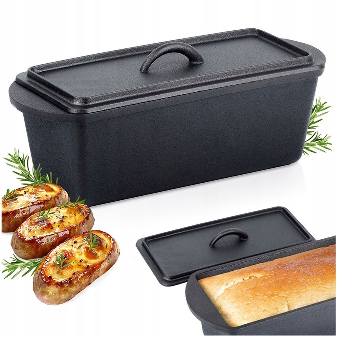 Brittany Cast Iron Bread Baking Mold Meat Cake