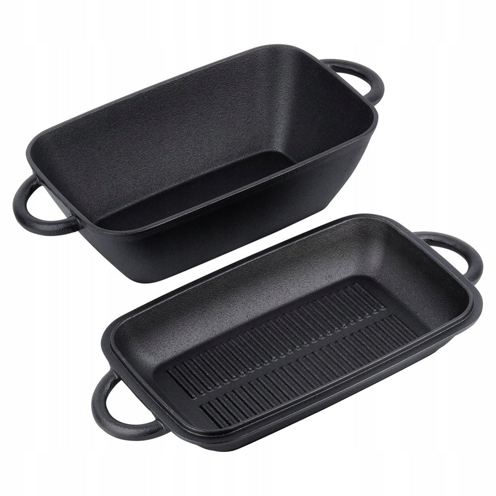Brittany Cast Iron Brittany Gooseberry Pot Meat Baking Dish 2in1 Brand Artemis