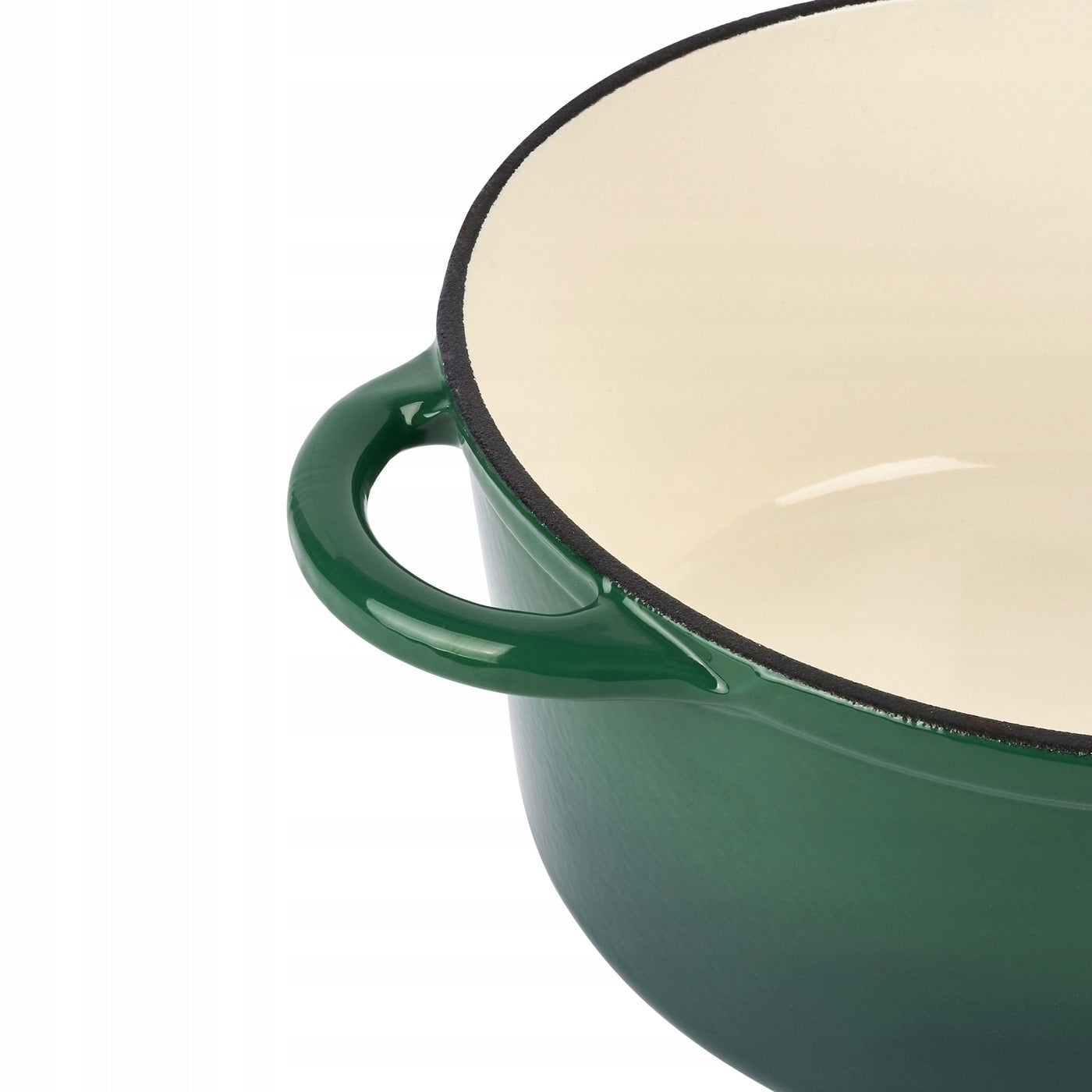 Brittany Enameled Cast Iron Gooseberry Round 5l Emerald Brand Konighoffer