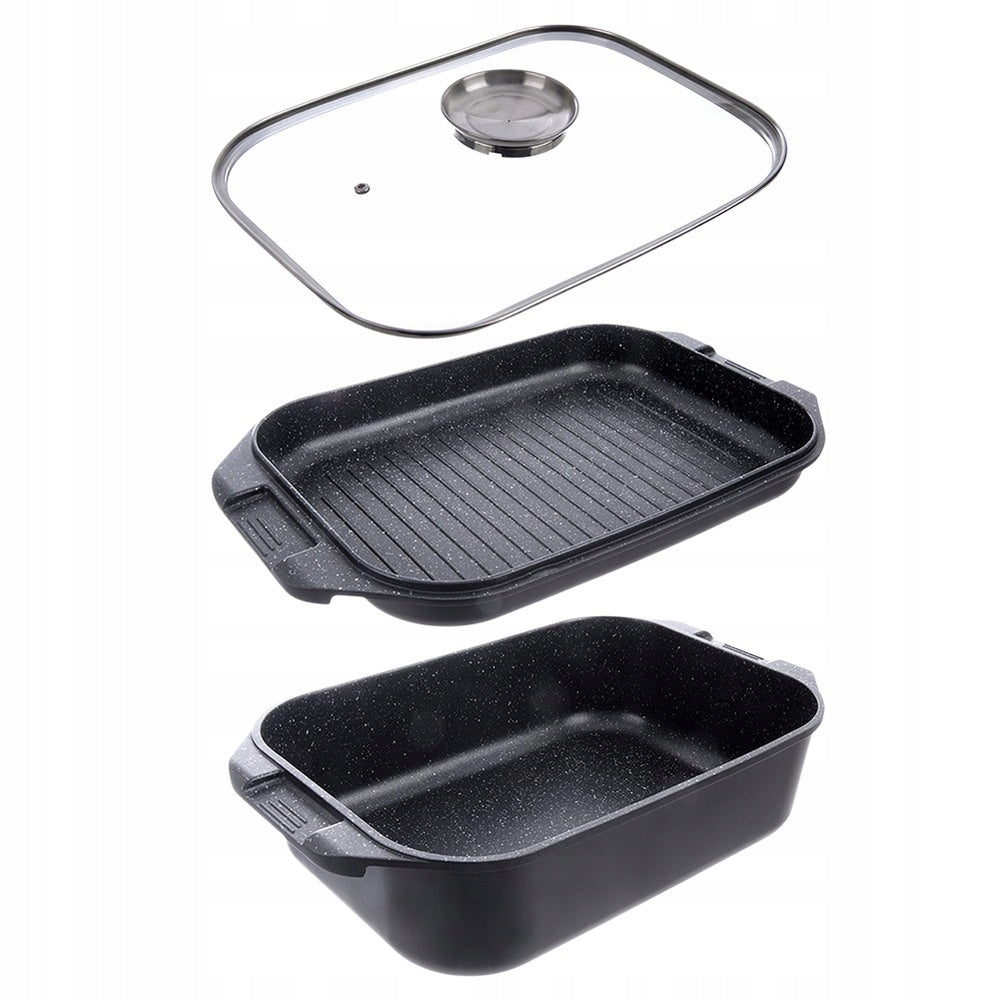 Brittany GRANITe Geese Grill Pan for Baking 3in1 Brand no brand