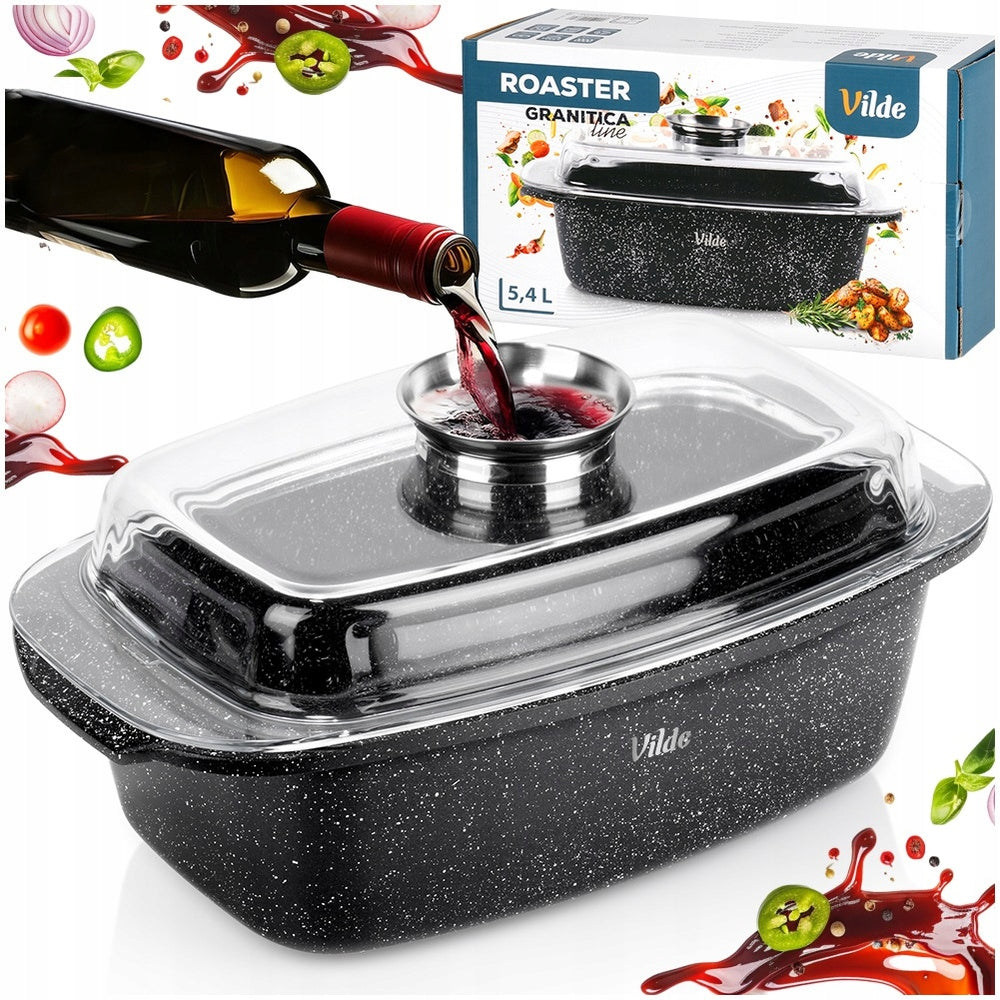 Brittany GRANITe Pan Pot Oven Baking Lid 5,4L