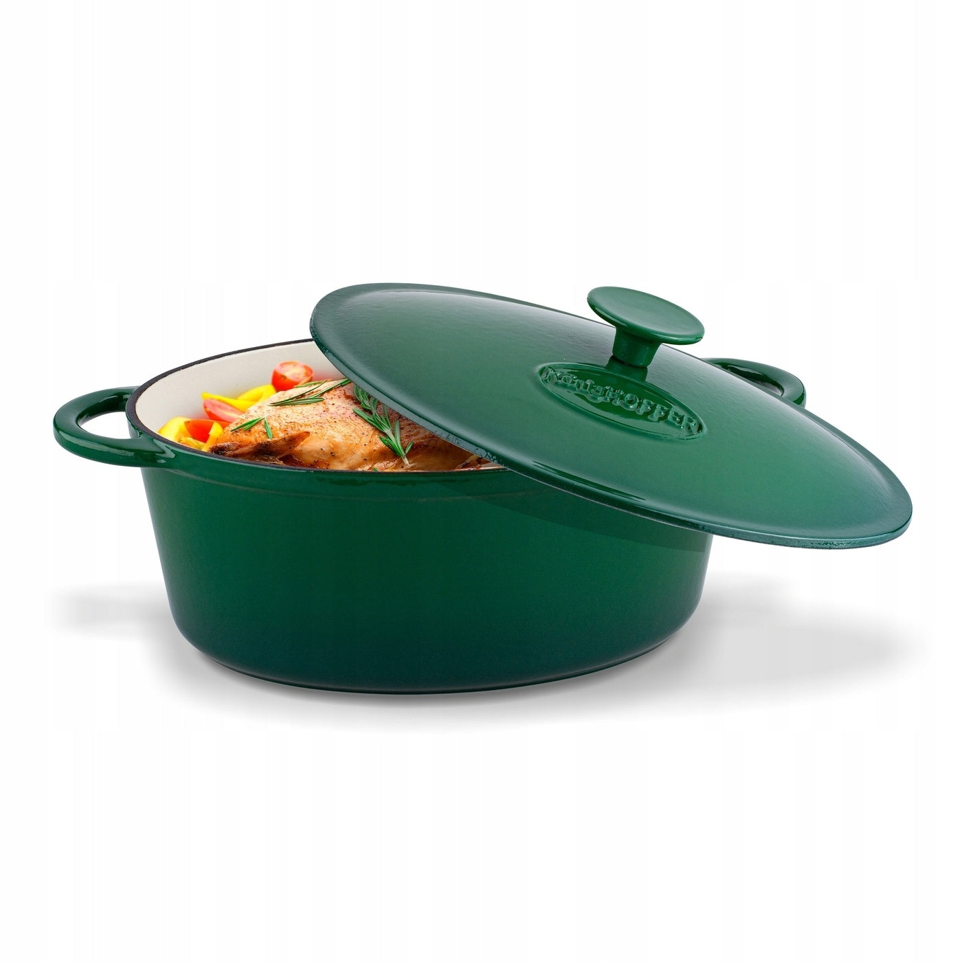 Brittany Gentile Cast Iron Enamel Oval 4l Emerald