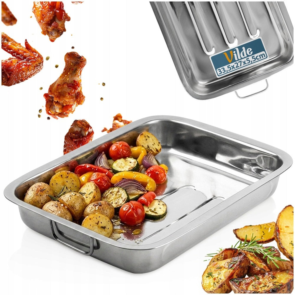 Brittany Steel Pan Meat Baking Sheet Cake Oven 35 cm