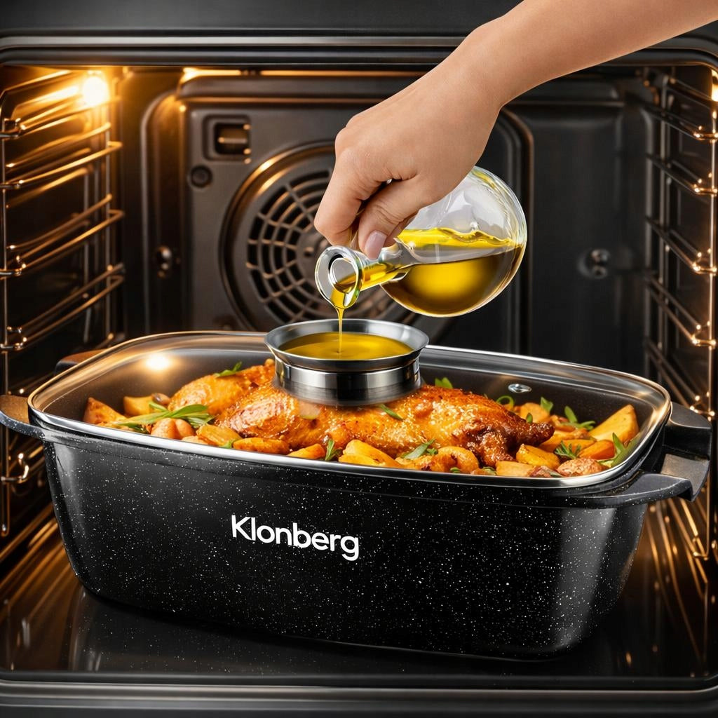 Brittany for Oven 5,5L Pollo Non-Stick with Aromatizer Brand no brand