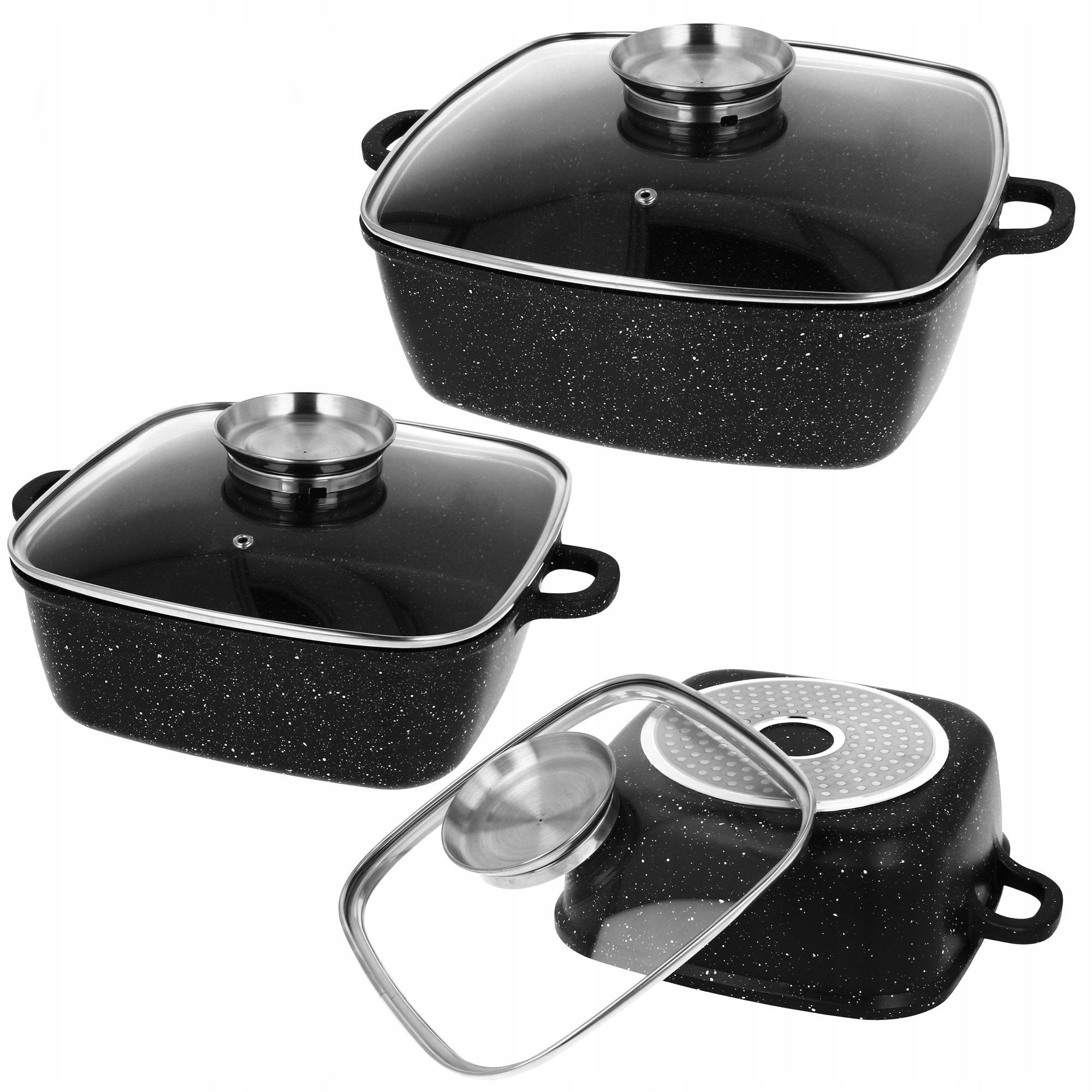 Brittany set of pots pan granite pots set 8 el. EAN (GTIN) 5903784085551