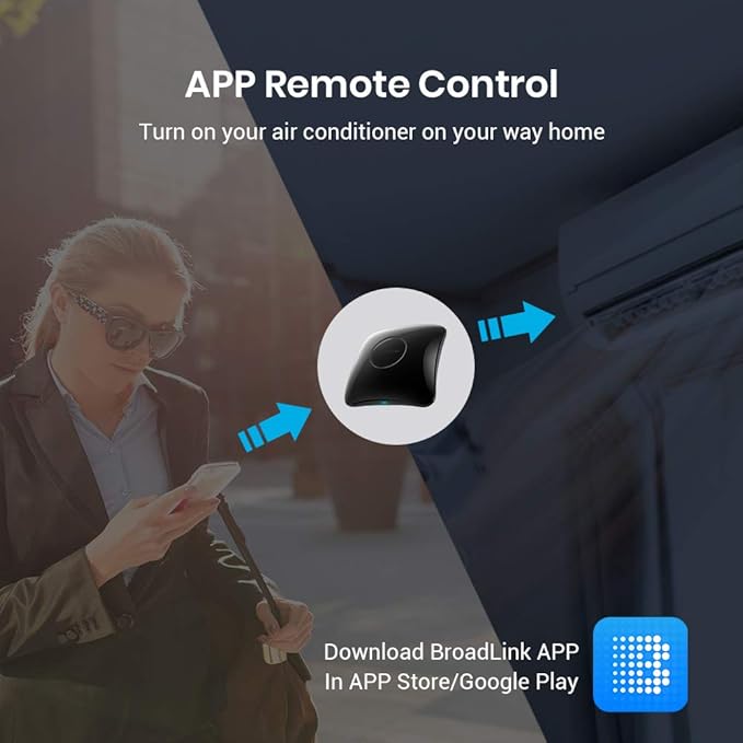 BroadLink RM4 PRO Remote Control Panel Wifi Voice Control Manufacturer code RM4 PRO PLUS