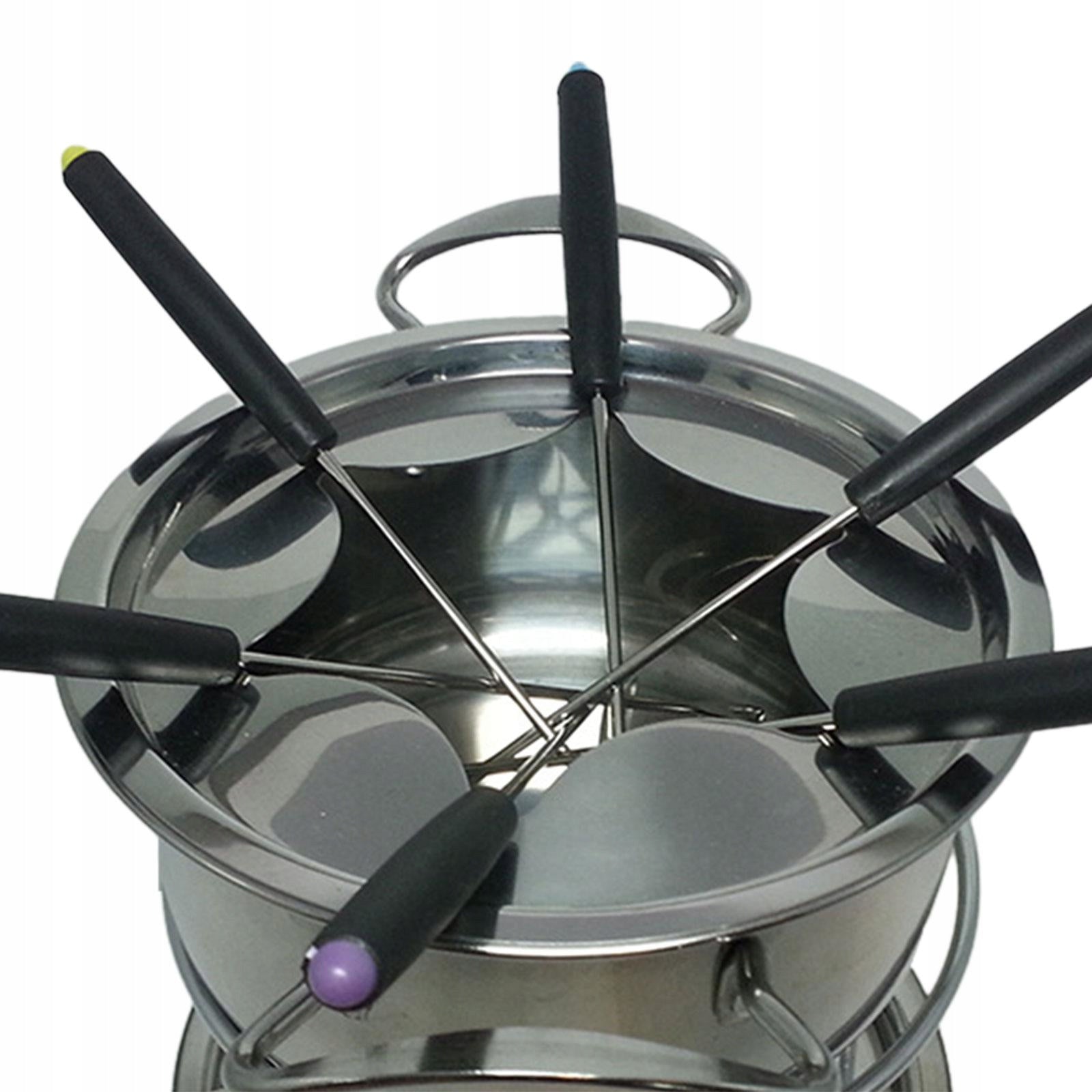 Broth Fondue Set, Fondue Pot Set, Festival, Picnic, Multifunctional Sauce Brand no brand