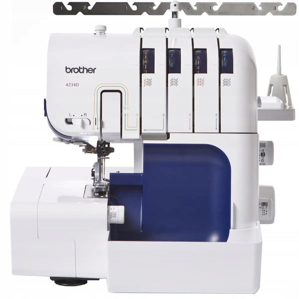 Brother 4234D homemade 4-thread overlock with threader and mere