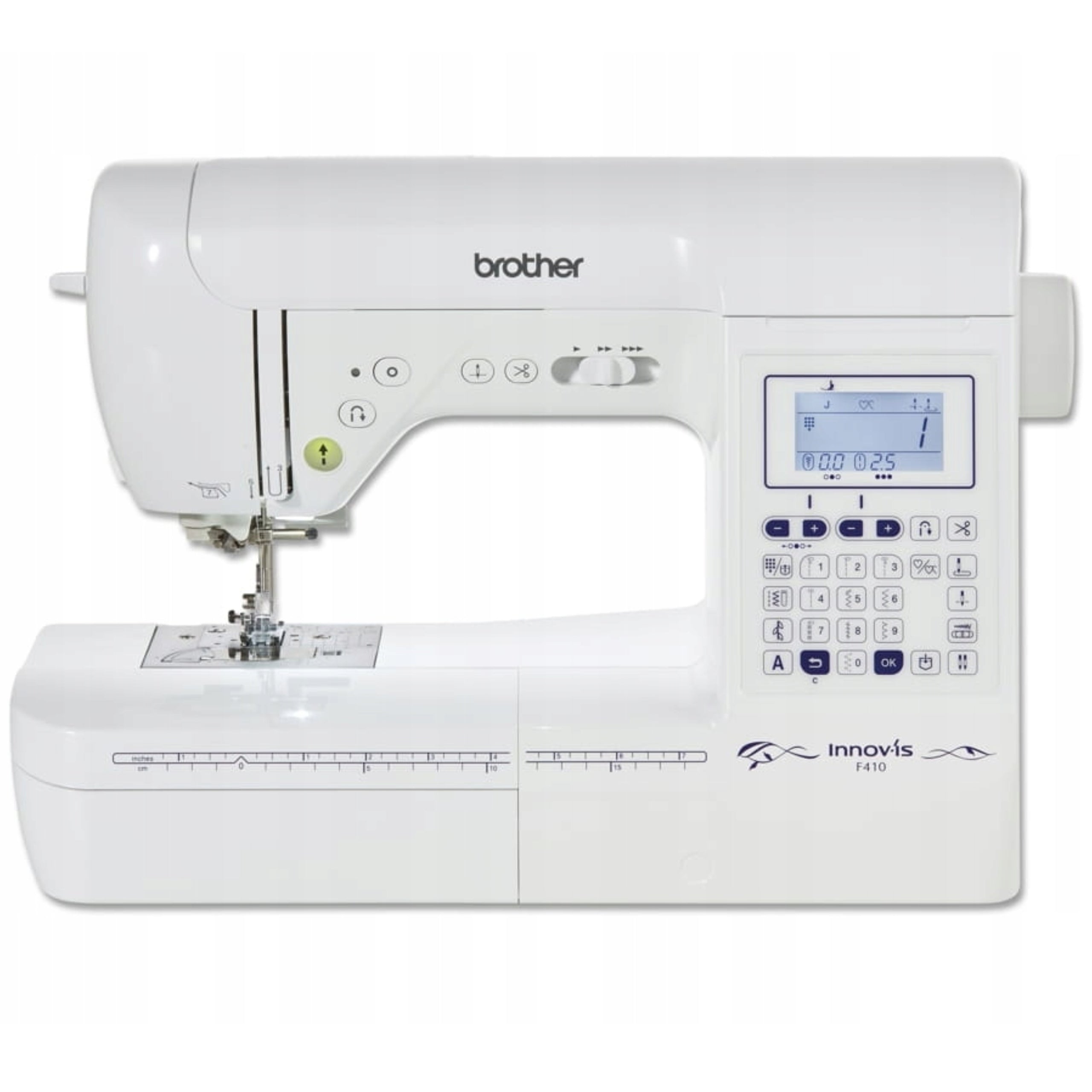 Brother F410 computer sewing machine 100 stitches, 4 fonts