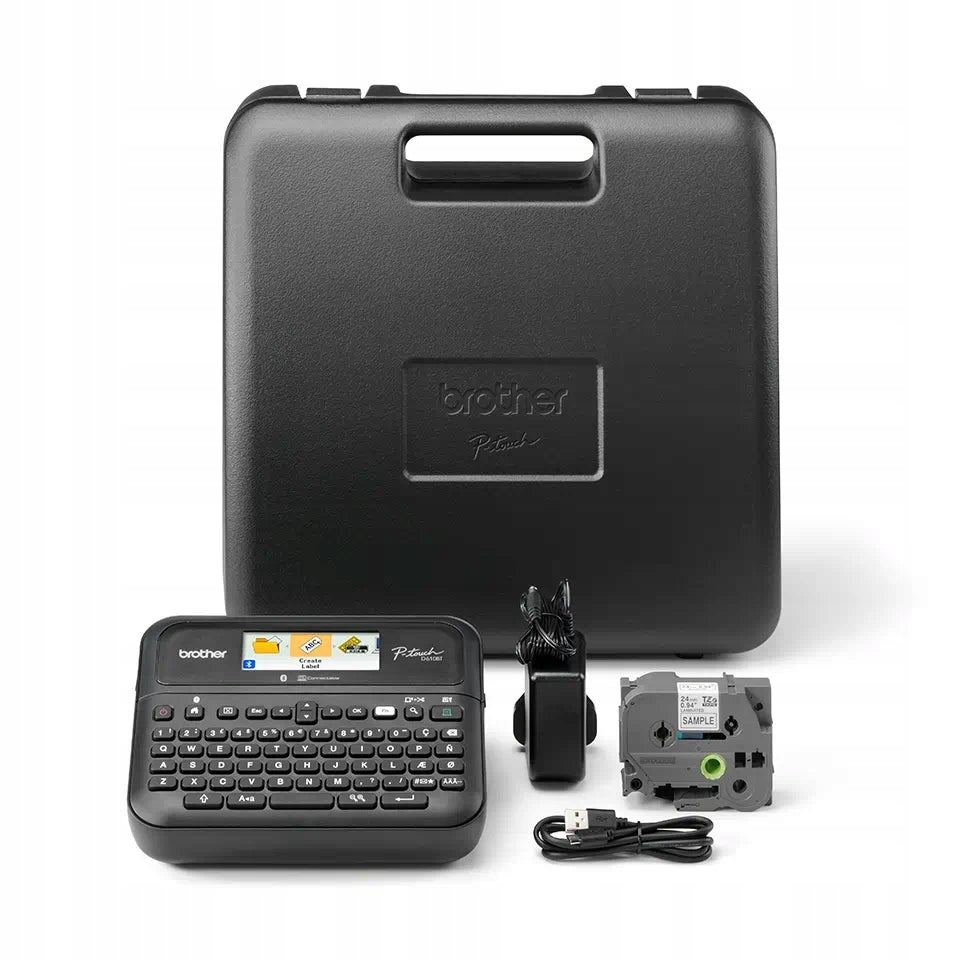 Brother PT-D610 label printer PT-D610BTVP suitcase Bluetooth USB