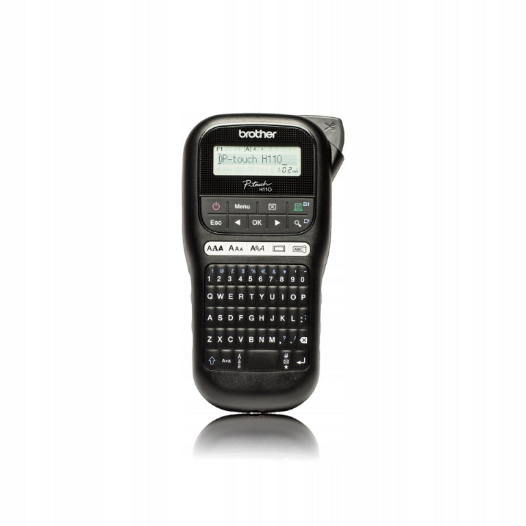 Brother PT-H110 Portable Label Printer PTH110 QWERTY Labelling Machine Manufacturer code PTH110YJ1