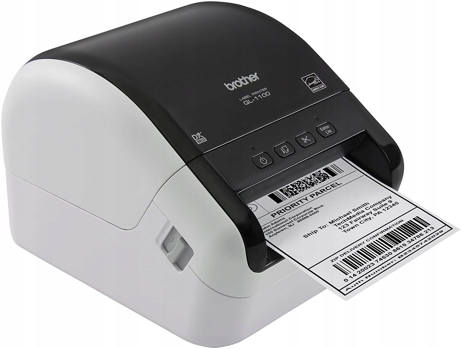 Brother QL-1100c label printer for DK labels