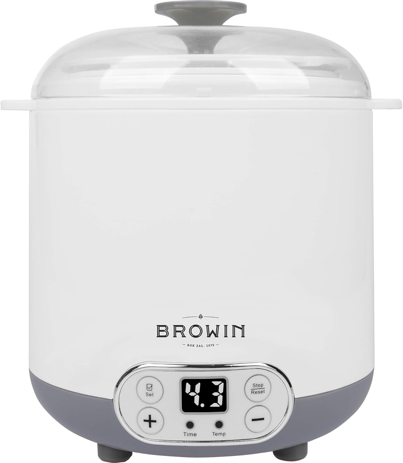 Browin 801013 Homemade Sero-yogurt machine with thermostat 1,5 L for home