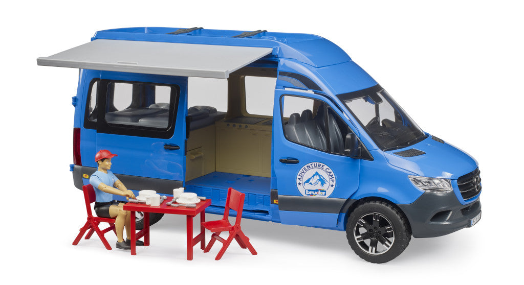 Bruder 02684 Mercedes-Benz Sprinter Motorhome with figure and accessories