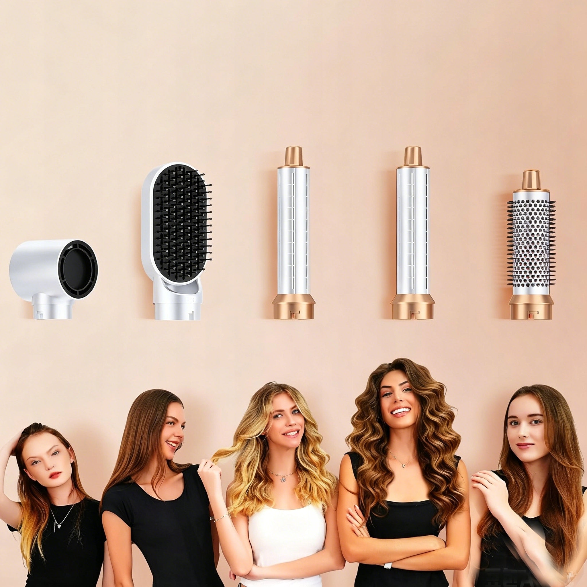 Brush Dryer- Curler 5in1 For Hair Ionization Styler Manufacturer code 8720865454450