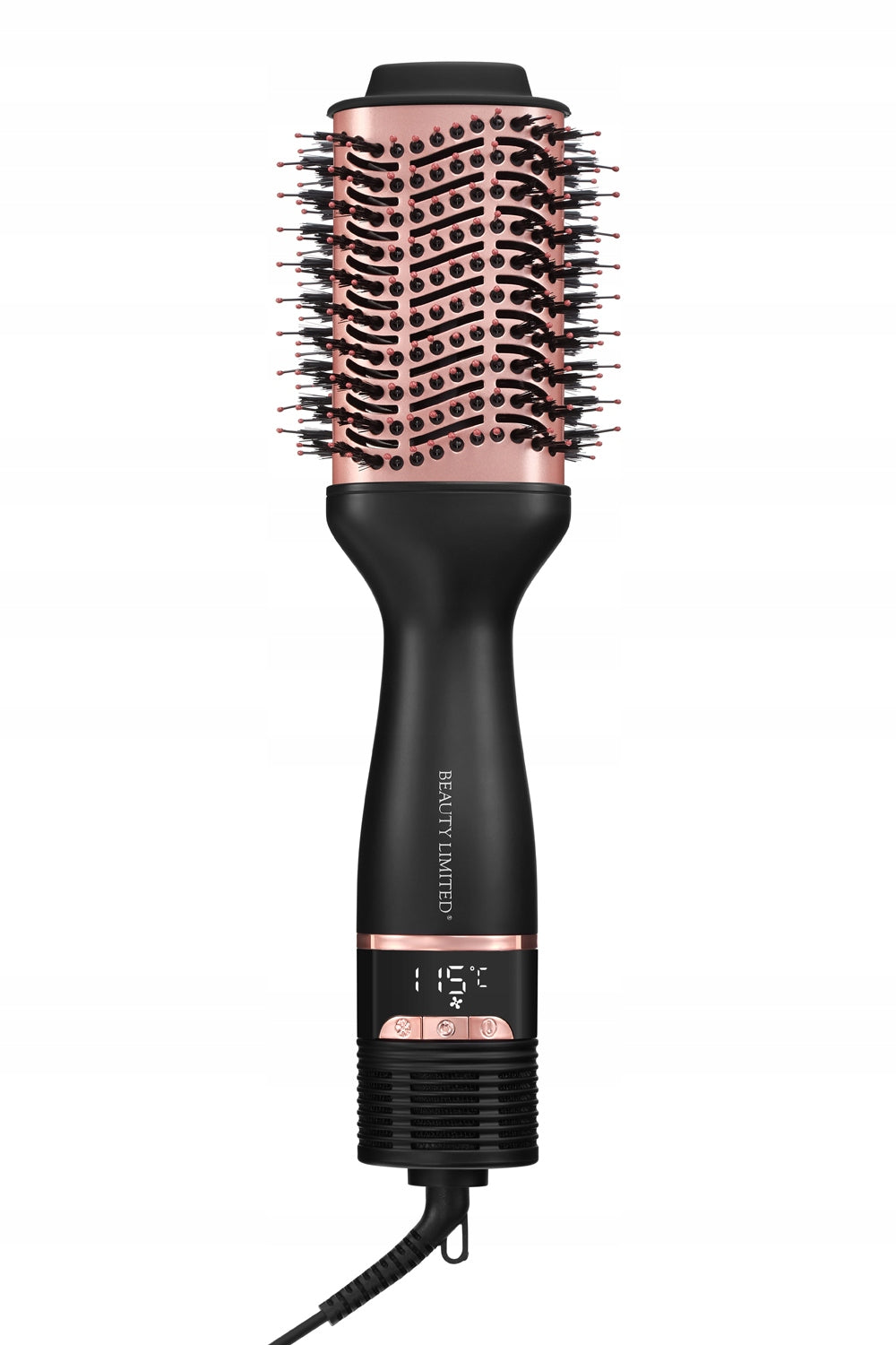 Brush Hair Dryer Black TEMPERATURE CONTROL LCD IONIZATION 1200W Packaging status original