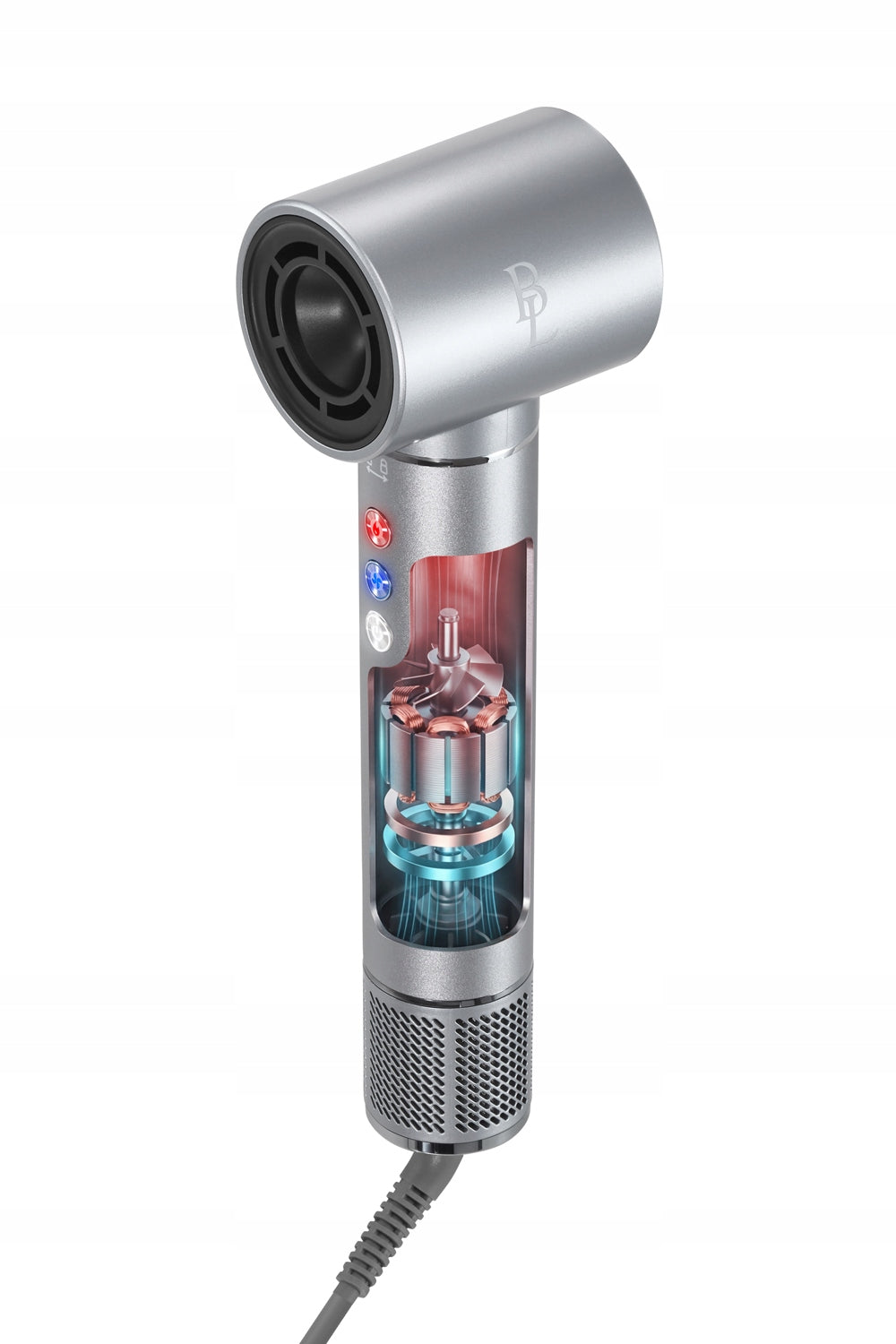 Brush Hair Dryer MULTISTYLER 7in1 IONIZATION HotStyler Gray 2000W Packaging status original