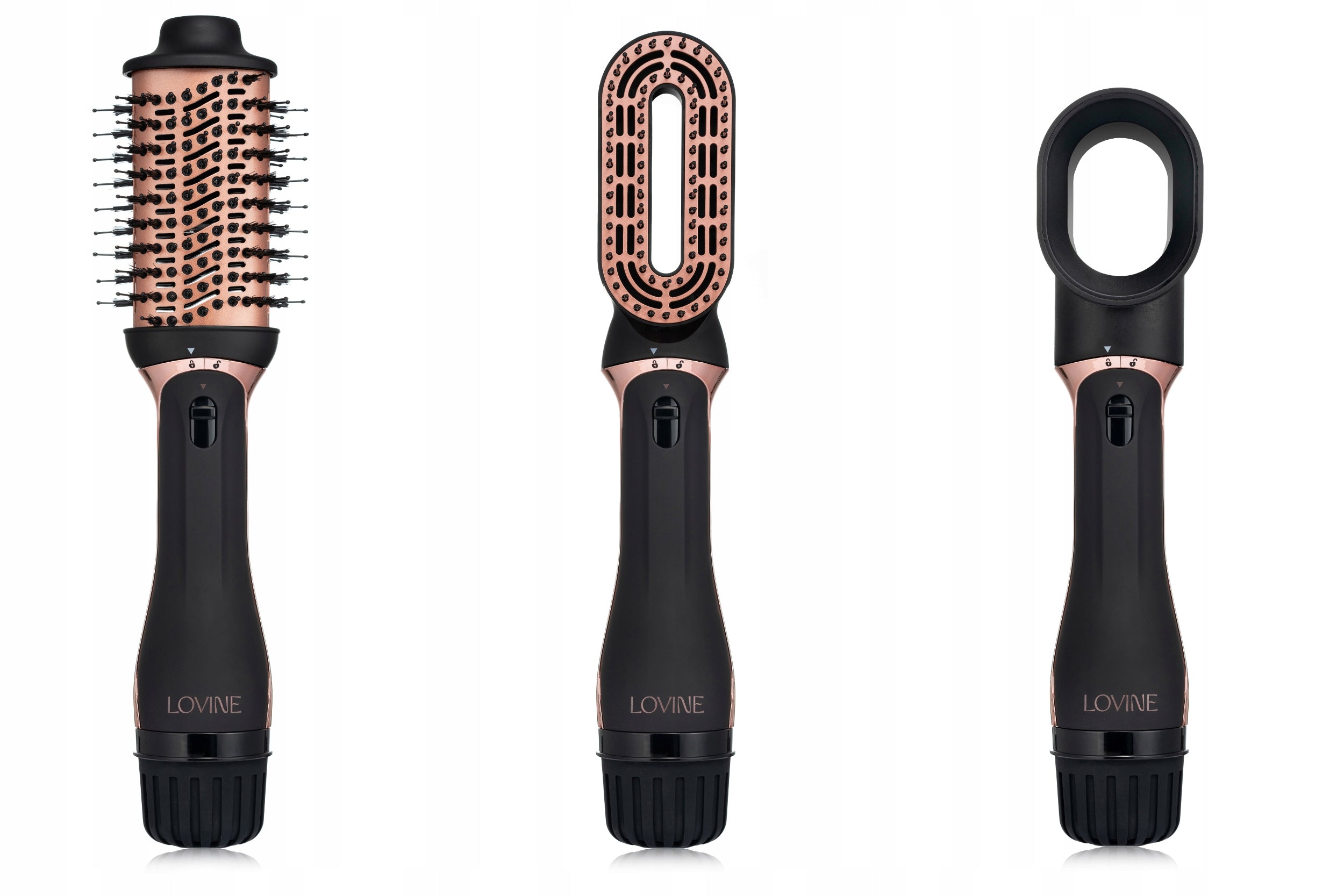 Brush Hair Dryer Straightener Curler LOVINE LOVHD5000 1200 W 3in1 Packaging status original