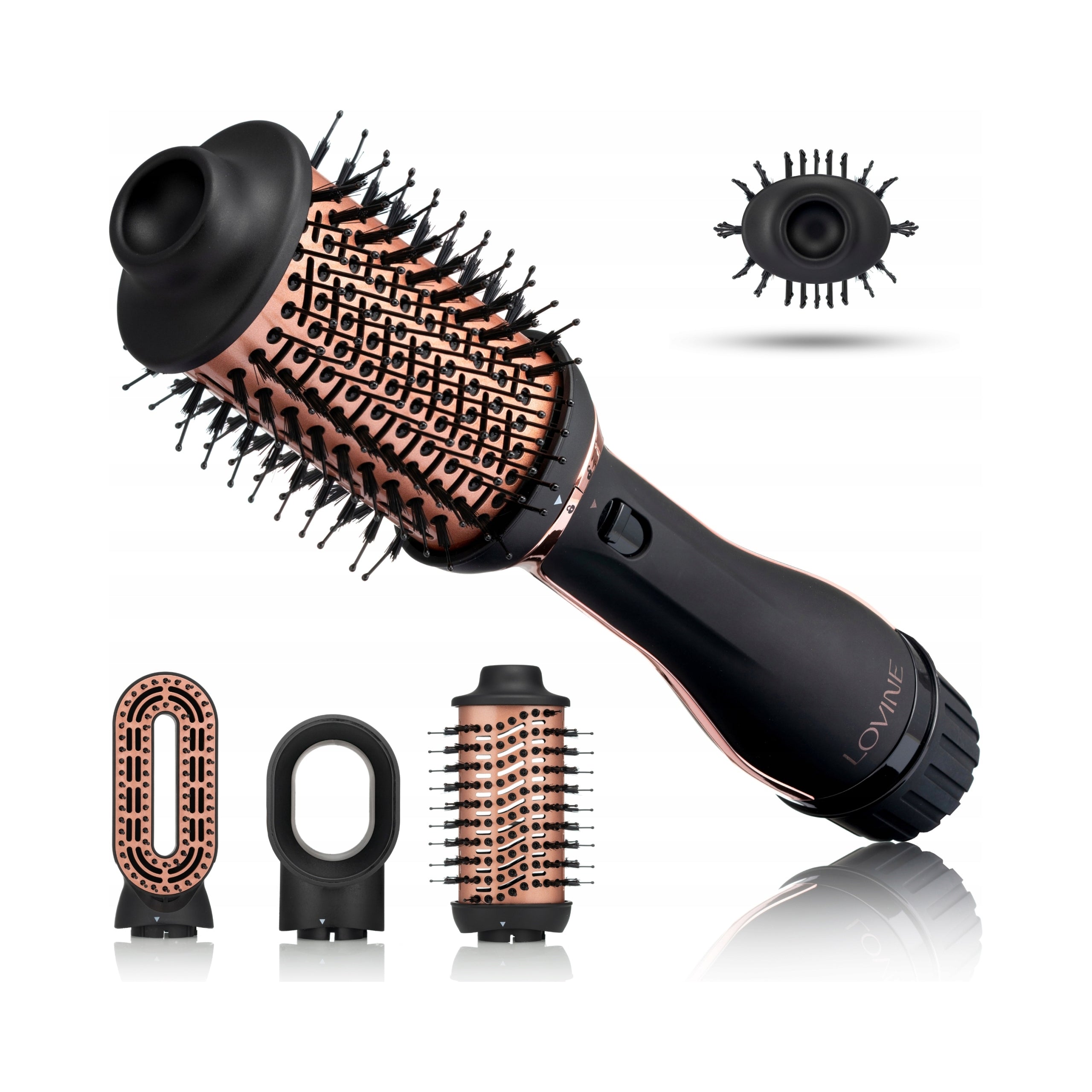 Brush Hair Dryer Straightener Curler LOVINE LOVHD5000 1200 W 3in1