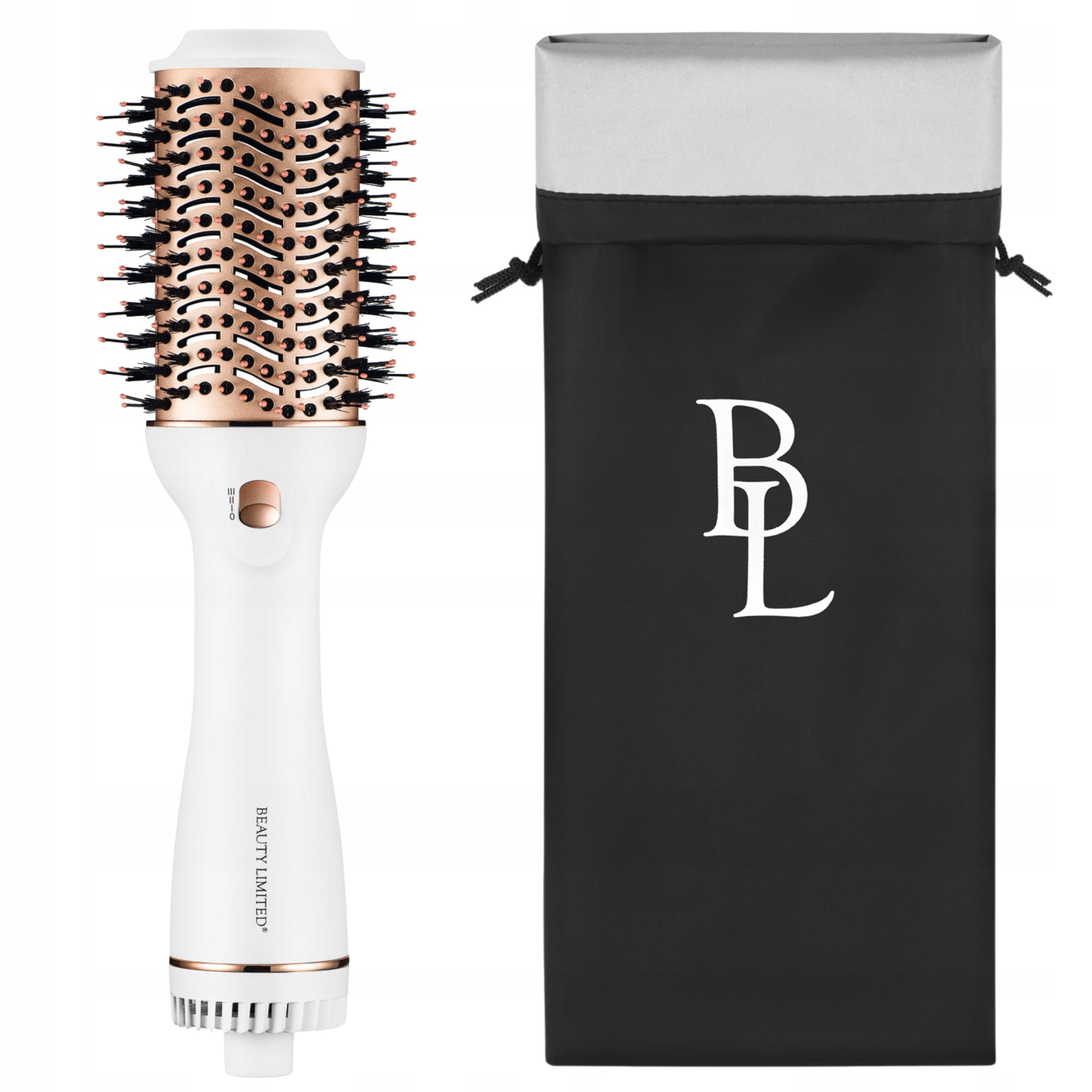 Brush Hair Dryer White 3 Modes TOURMALINE IONIZATION 1200W