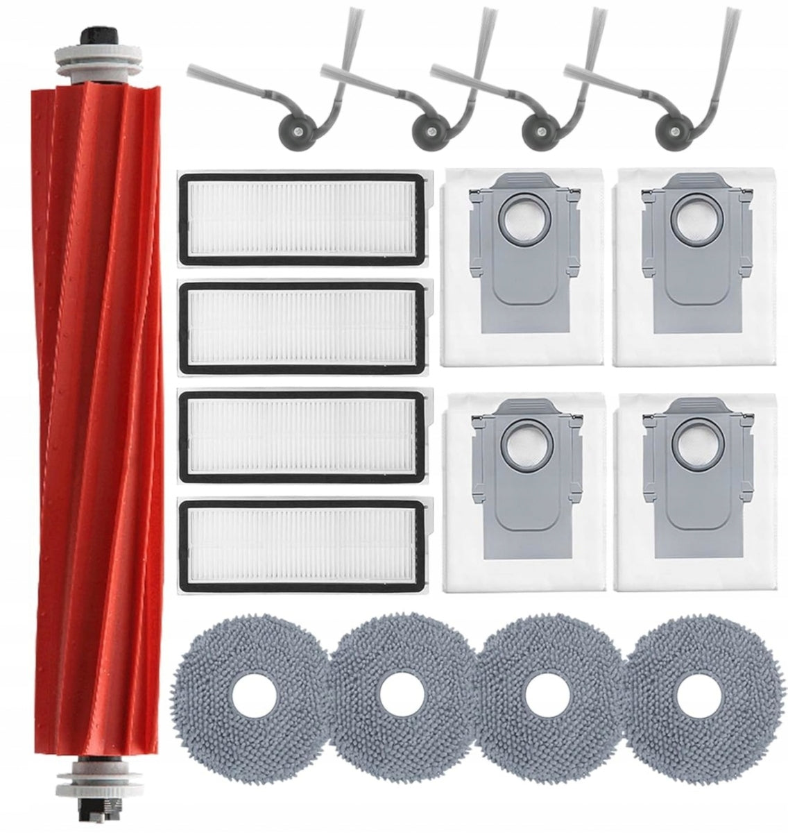 Brush set filters bags mops for ROBOROCK QV 35A/QV 35S QR 598 798