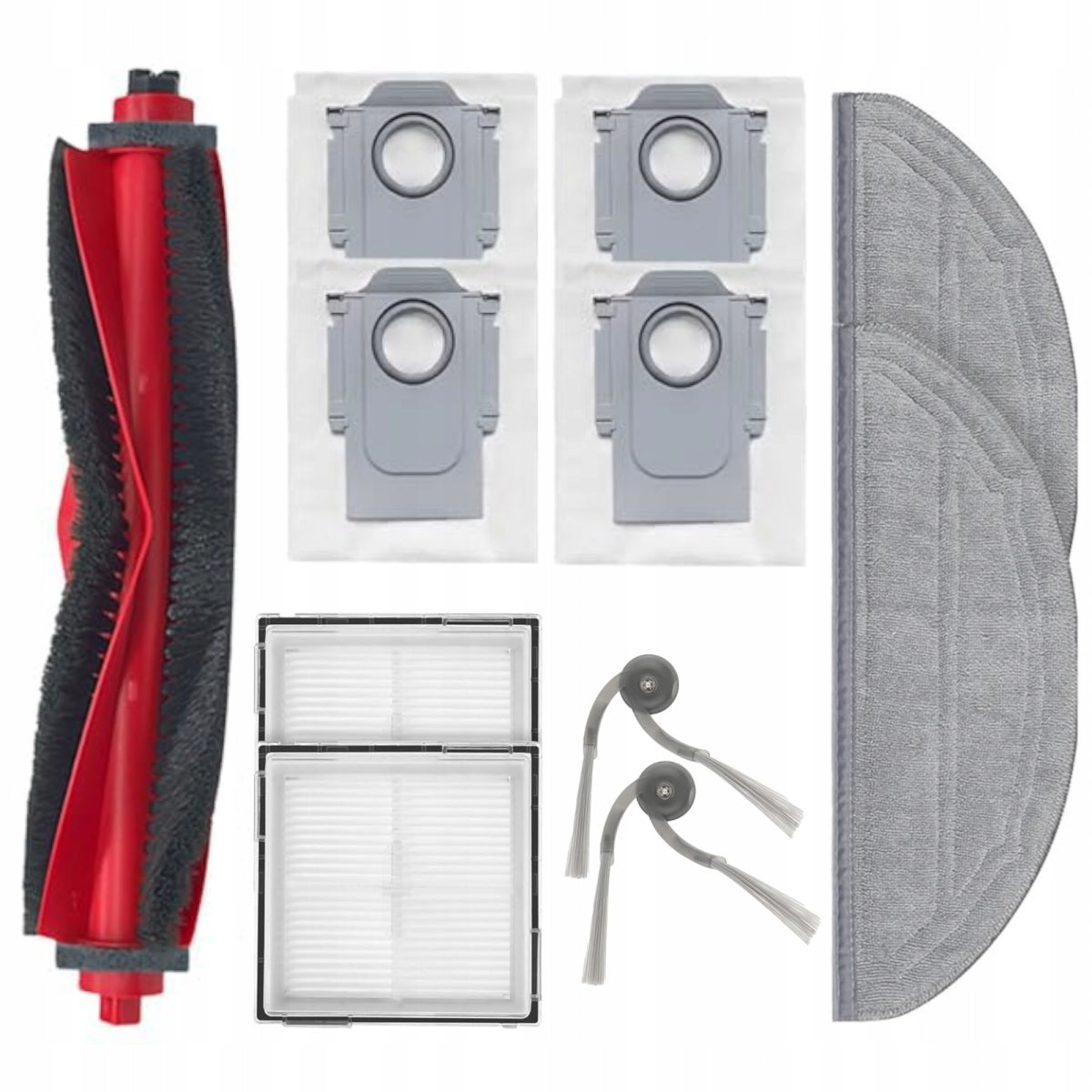 Brush set filters mop bags for Roborock Q10 S5/Q10V/Q10 VF