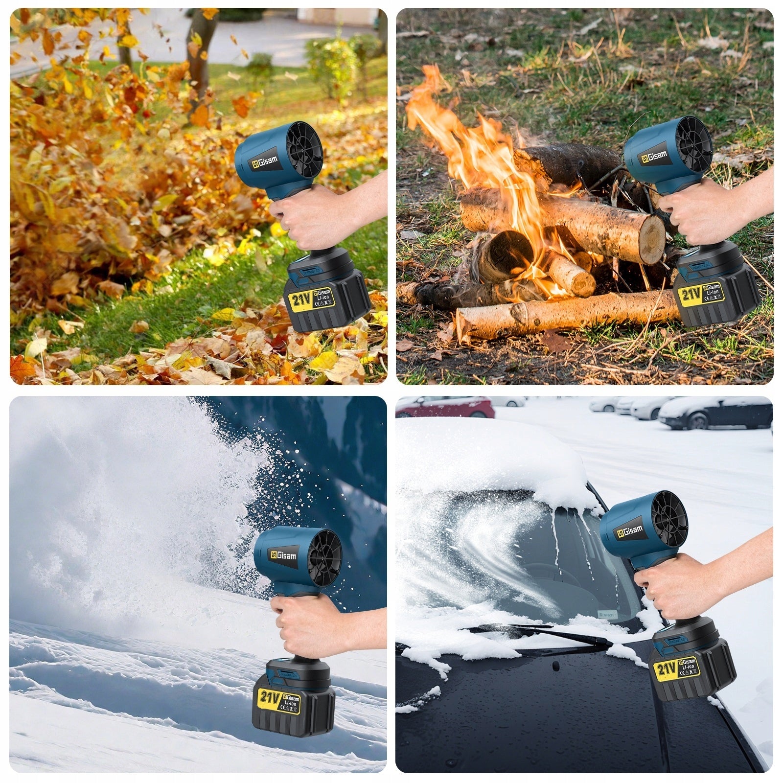 Brushless Air Blower Electric Cleaning Tool - Turbo Mode Packaging status original