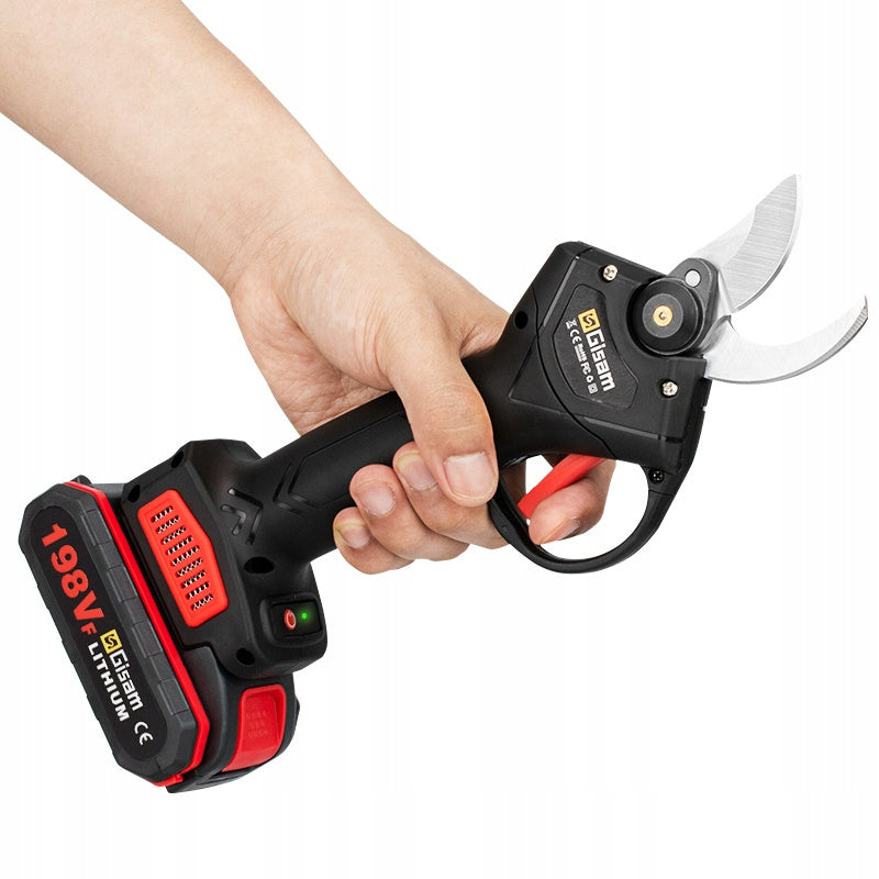 Brushless Cordless Pruning Shears 21V Electric Garden Pruner 2 Batteries Working length 3 cm