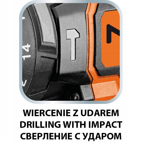 Brushless drill/driver with impact 100Nm Energy+, without battery Voltage (V) 18 V