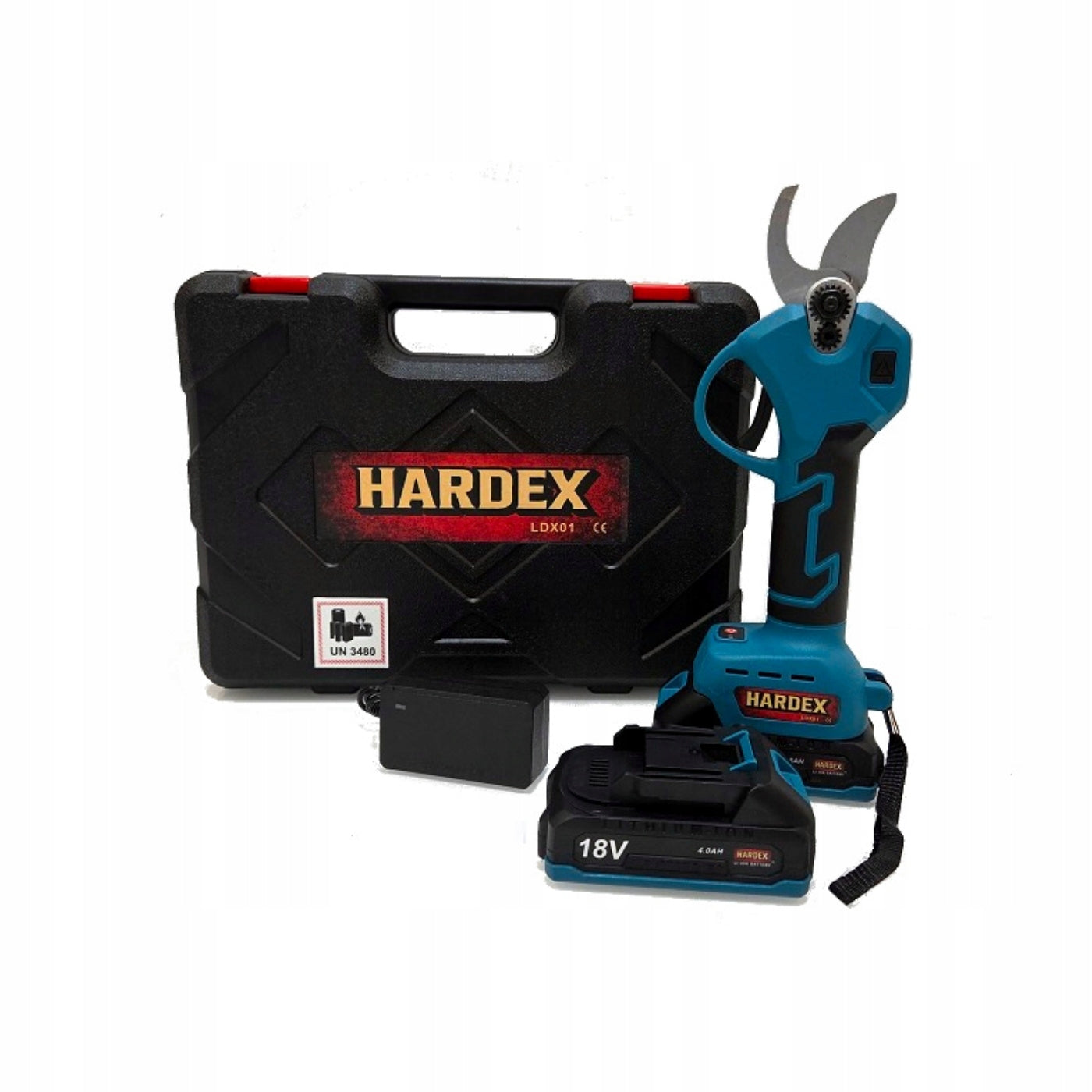 Brushless electric shear HARDEX 30mm 500Wfor shrub branches 2 x aku