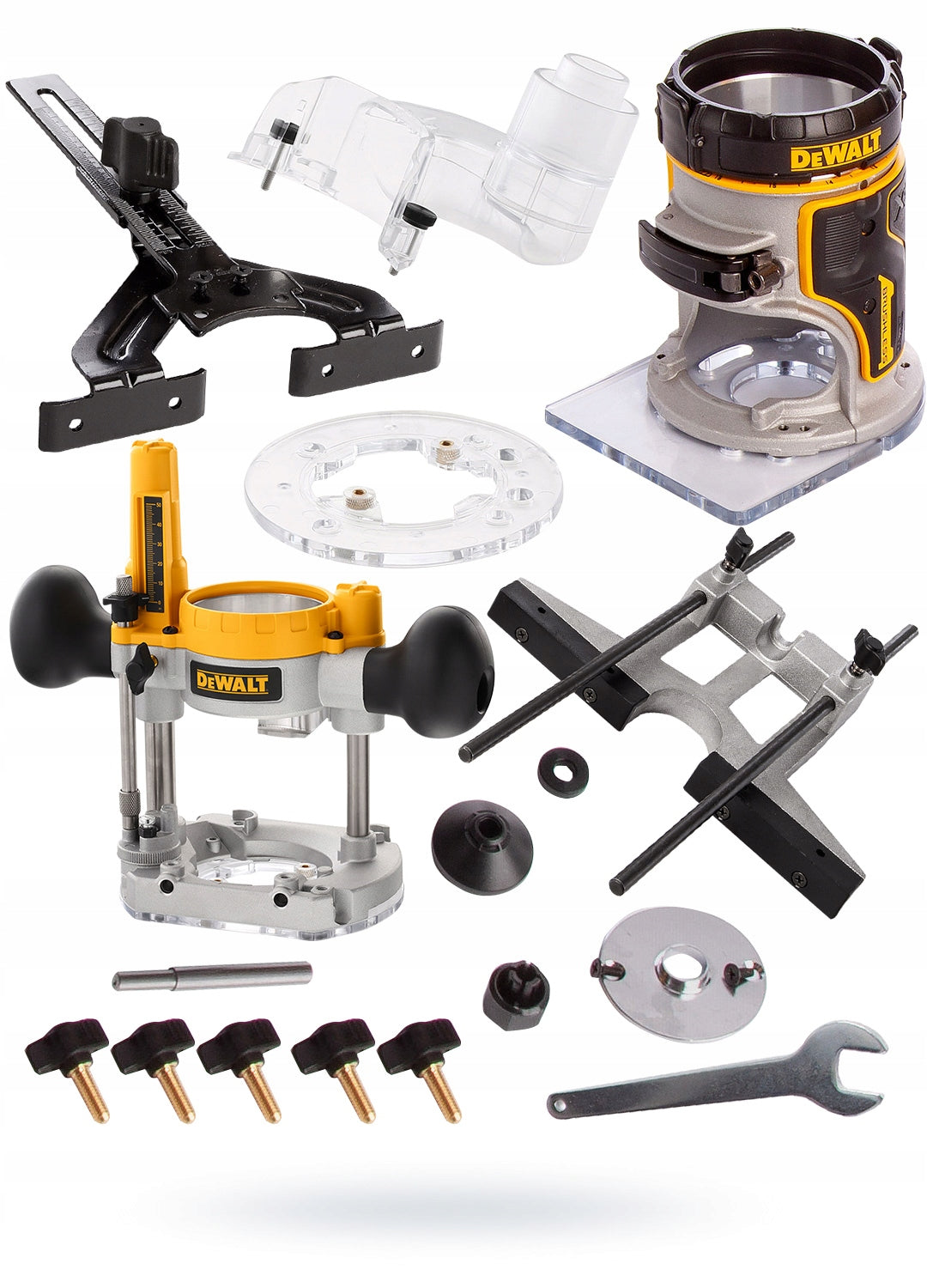 Brushless spindle milling machine 18V XR BL 8mm DeWALT DCW604NT TSTAK Maximum power 930 W