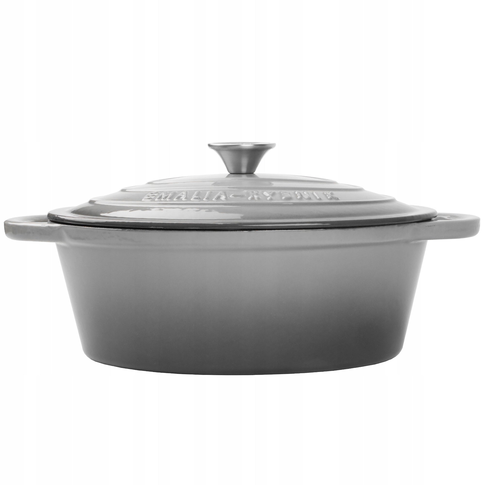Brytfanna cast iron enamelled 29cm grey FIREPLACE INDUCTION GAS OVEN