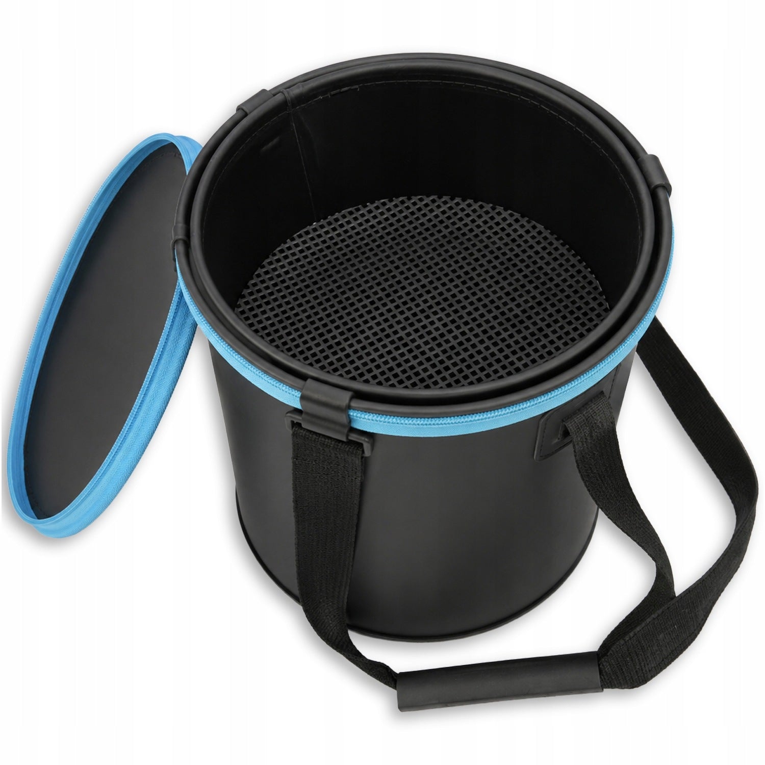Bucket Fishing Container WATERPROOF EVA with Strainer 3.5mm Perfect for Bait Manufacturer code Wiadro pojemnik wędkarski