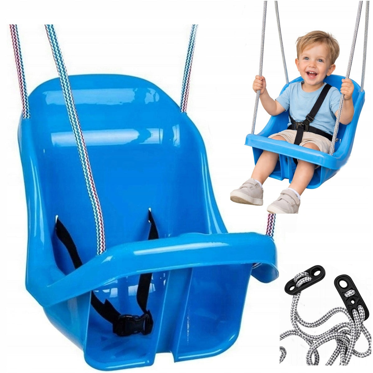 Bucket Swing + Bucket Garden Swing for Children Belt Poland Manufacturer code Z-101