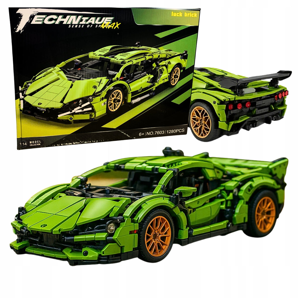 Building Blocks Car Auto Sports Collectible Model 1280 el