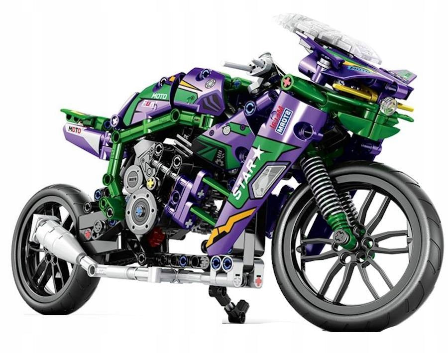 Building Blocks Motorcycle 458 el Sports Chaser Green 47111 Manufacturer code 47111