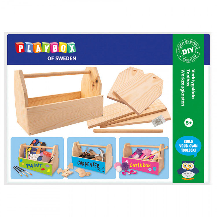 Building Kit/Wooden Tool Box 5+