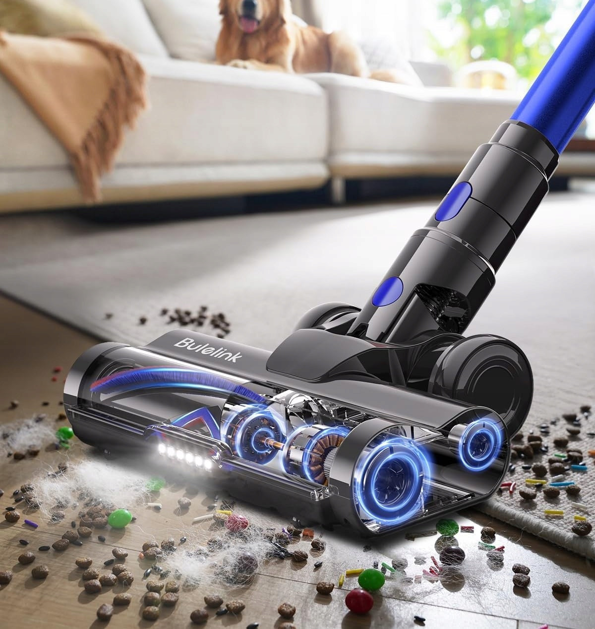 Bulelink Cordless Vacuum Cleaner 45000 Pa 550 W 65 min work blue EAN (GTIN) 6978090617023