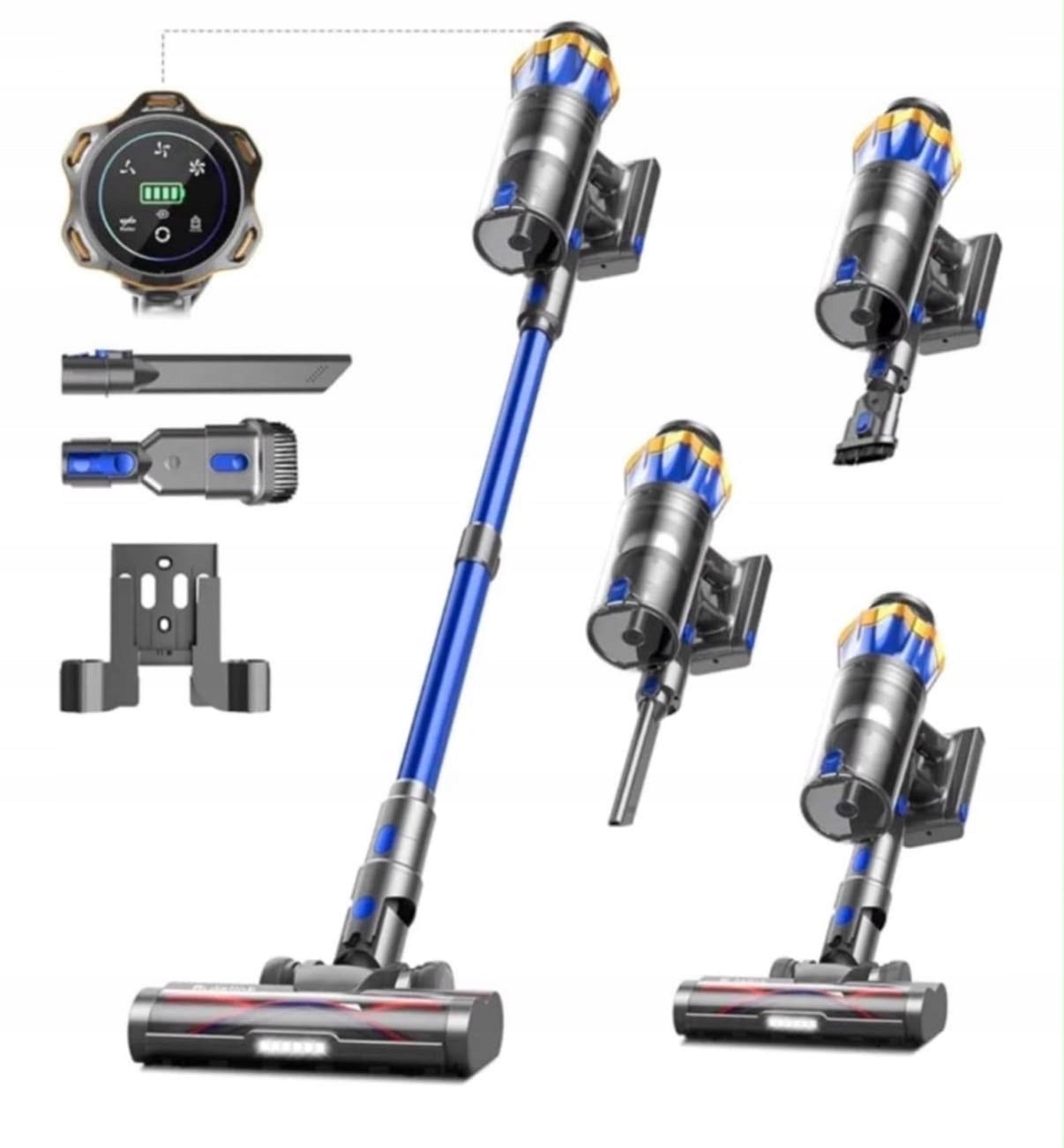 Bulelink Cordless Vacuum Cleaner 45000 Pa 550 W 65 min work blue