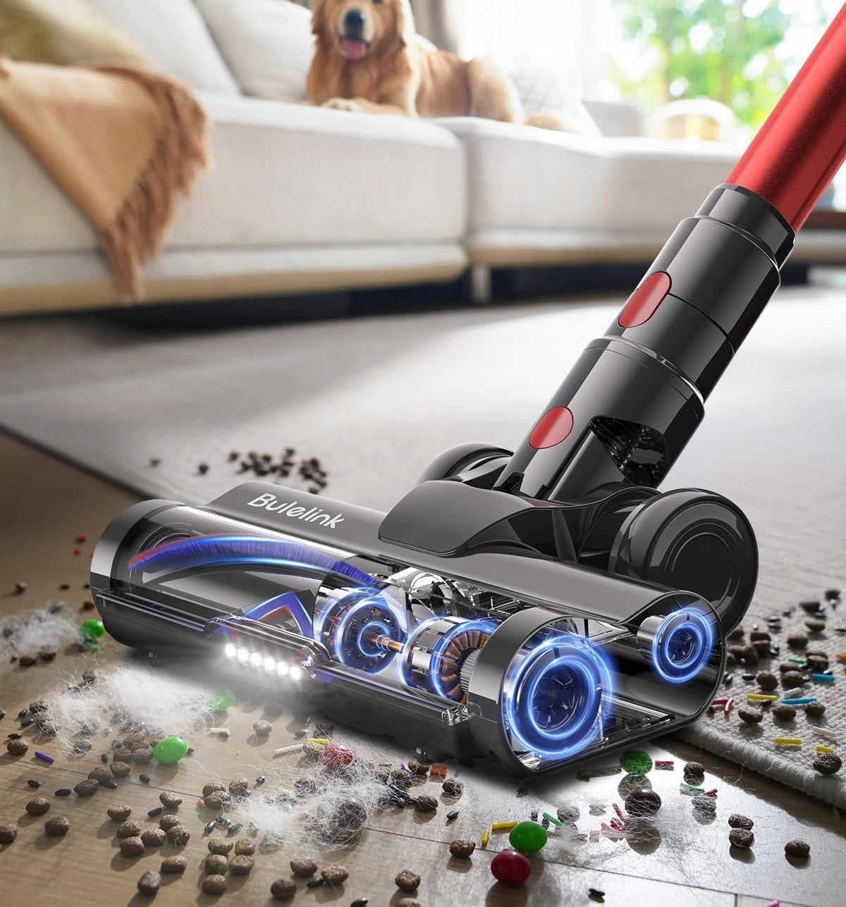 Bulelink Cordless Vacuum Cleaner 45000 Pa 550W 65 min work Manufacturer code B0F6NJWF9B