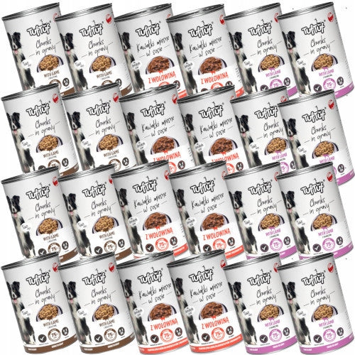 Bult Tuf Tuf for dog pieces mix WITHOUT CHICKEN 24x415g